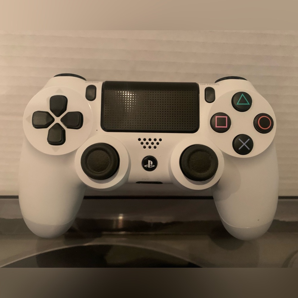 Sony DualShock 4 Controller - White and Black